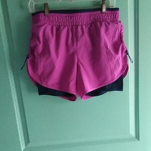 Vibrant Pink Women's Athletic Shorts